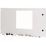 XTMPIX40FD-H550W1000 Front door for IZMX40, fixed, HxW=550x1000mm, IP55, grey