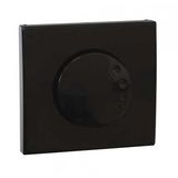 COV PLAT F/DIMMER/TWO-WAY SWITCH BLACK