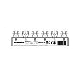 Compact-Busbar, 3-pole L1/L2/L3/L1/L2/L3, 6MW, 10mmý, (The price is shown without markup on metals. Request a quote for accurate information)