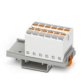 PTFIX 12X4-NS35 WH - Distribution block