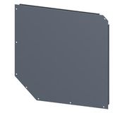 SIVACON, floor, for corner cubicle, IP40, D: 600 mm, zinc-plated