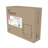 LED Floodlight ASIMO Asymmetric 100W, black, neutral white