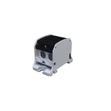 STB 50-2 Rail-mounted terminal block Al/Cu 87320 SIMBLOCK black