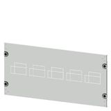 Masking frame 3VA10 (100 A), 3VA11 (160 A), 4-pole, fixed-mounted, plug-in design, drive: direct, front-mounted