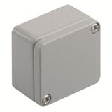 Klippon K (aluminium empty enclosure), Empty enclosure, Aluminium enclosure, Height: 45 mm, Width: 50 mm, Depth: 30 mm, Material: Aluminium AlSi12, Powder-coated, textured, Silver grey