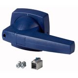 K2SCB Rotary handle, 6mm, for mounting shroud, blue
