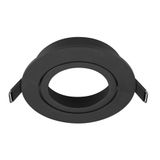 NEW TRIA® 95, ceiling installation ring, D: 11 H: 2.6 cm, IP 20, black