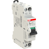 Residual current circuit breaker 1P+N, B Char, 16A, 100ma, 6ka