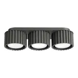 Ceiling lamp AURA 3 black Gx53