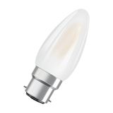 Spuldze FILAM.LED B22 4W=40W B35 2700K  MAT 470Lm Ledvance