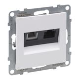 RJ11+RJ45 CAT6 UTP WHITE