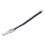 Connection connector for RGBW LED strips