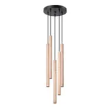 HANGING LAMP PASTELO 5P WOOD G9 5X8W IP20