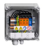 Surge arrester, Type I + II, TN-C-S, TN-S, IT with N, IT without N, TT