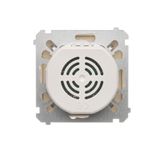 Double equipontential socket, (module), Screw terminals 2.5, 4, 6 mm2, white