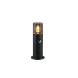 Hoosic pole lamp 30 cm E27 matt black motion sensor