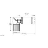 Field-Wireable Connector Female M23 × 1, Angled   FW-CWKSM1717-P-C-0314
