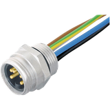 7/8'' male recept. front Wires 4x0.75 2m