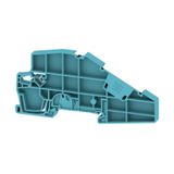 End bracket, blue, TS 35, V-0, Wemid, Width: 5.1 mm, 130 °C
