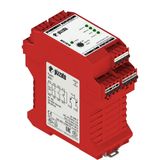 Standstill monitor safety module, 2NO+1NC, category 3