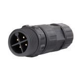 Connector - plug, IP67, soldering, M16, 4-pin