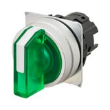 Selector A22NZ Ã˜22, 3 position, Lighted, bezel brushed M, AUTO RESET O A2270548M