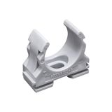 Kunststof-buisklem lichtgrijs;