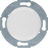 Blank plate with base and expansion clamps, Series 1930/Glass, polar white