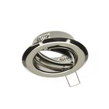 Spot luminaire housing PARMA III with adjustment, IP20, black chrome