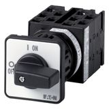 T0-5-15899/EZ Star-delta switches, T0, 20 A, center mounting, 5 contact unit(s), Contacts: 10, 60 °, maintained, With 0 (Off) position, 0-Y-D, SOND 28, Design numbe