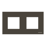 Frame 2-gang / 2+2-modules - IP44 - Anthracite