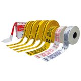 Warning tape, for warning of cable presence in case of excavation work