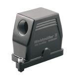 HDC enclosures, Size: 4, Protection degree: IP66, IP68, IP69, in plugged condition, Plug housing, Clamping yoke connection, Standard, Size of cable entries: PG 21