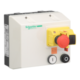 Enclosed DOL starter TeSys LG 6A 230V AC with emergency stop