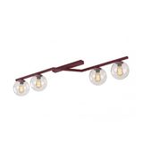 NATON 4 BURGUNDY TRANSPARENT