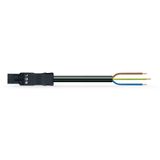 pre-assembled connecting cable Eca Plug/open-ended black