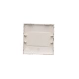 HDMI single socket, Silver matt, metalic