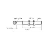 Ultrasonic Sensor Diffuse Mode Sensor   RU10U-M08-UP8X-V1141