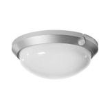 PANLUX Lamp OLGA S 60W E27 with sensor IP44 silver