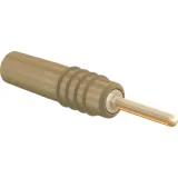 1 mm plug, solder connection, 0.25 mm², brown, 22.2602-27