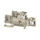 Pluggable terminal, SNAP IN, dark beige, 2.5 mm², 22 A, Number of conn
