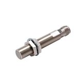 Proximity sensor, inductive, nickel-brass long body, M12, shielded, 2 E2EN1018B