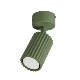 Ceiling lamp KARBON 1 olive green