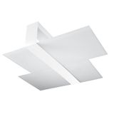 MASSIMO CEILING LAMP WHITE E27 2X60W IP20