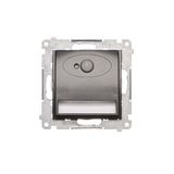 LED luminaire with motion sensor, 230V, anthracite, metalic