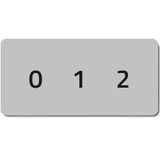Adhesive label "0-1-2"