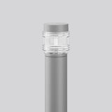 MEGA GÜRTELLINSE, 10 W, 510 lm, 840, silver, on/off Bollards, D 140 H 