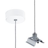 SLOIN slim ASI2 E-L SR/WH - Cord suspension incl. ceiling rose