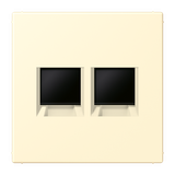 Centre plate for MJ f. 2 sockets LC32001 LC1969-2WE201
