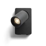 VOLTERA USB wall black 230V LED GU10 9W
